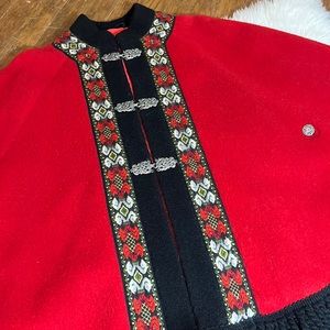 ✨ MAKE OFFER ✨ VINATAGE WOOL PONCHO
